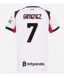 Günstige AC Milan Santiago Gimenez #7 Auswärtstrikot Damen 2025-26 Kurzarm
